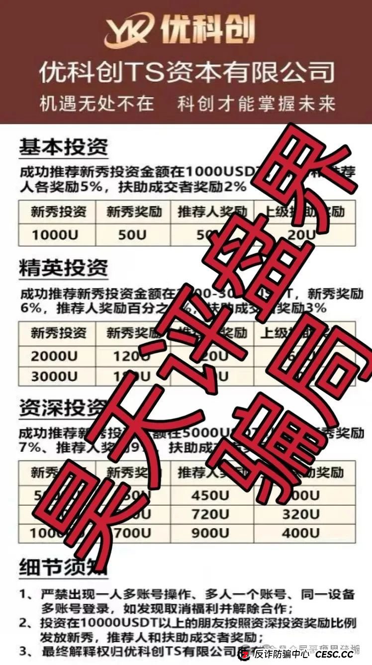 YK优科创（LDC利鼎交易所）跟单类资金盘骗局，即将崩盘跑路！