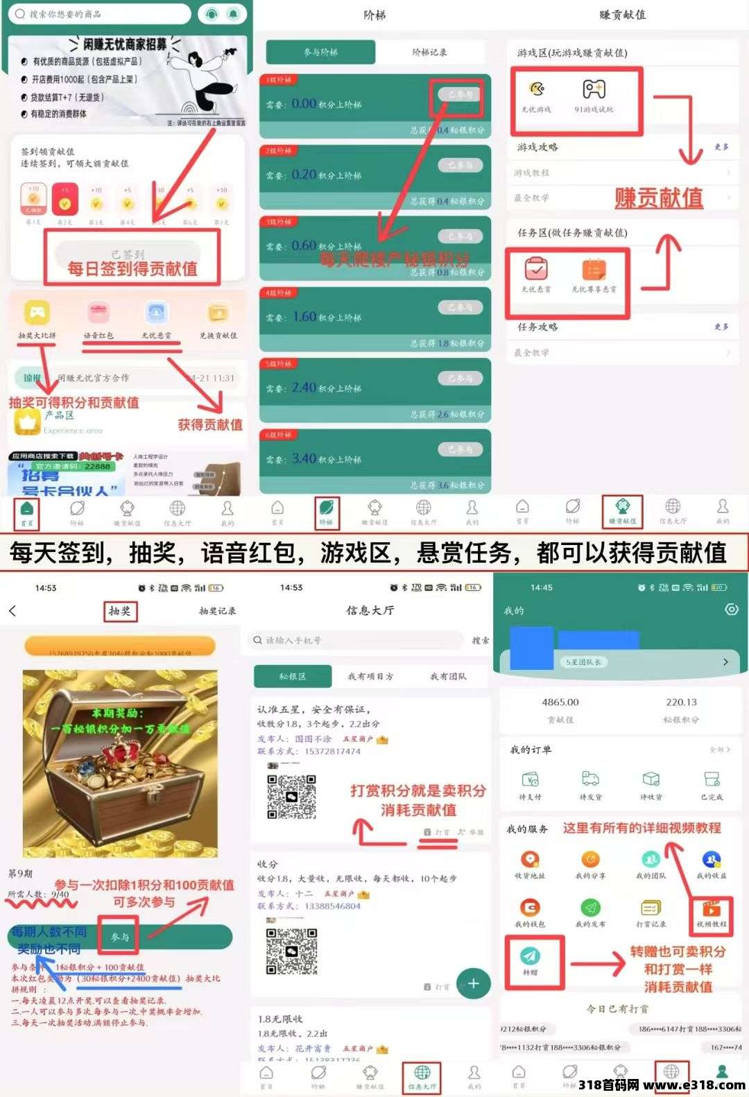 闲赚无忧爬塔模式，扶持市场